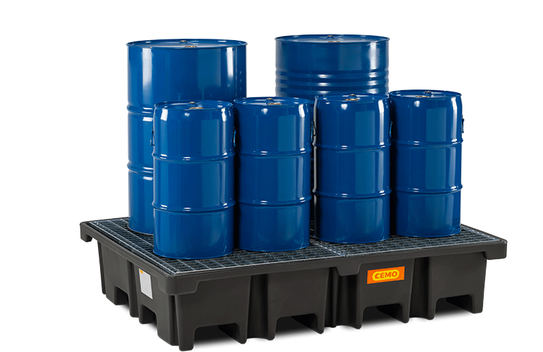 Los contenedores de PE se caracterizan por su alta resistencia química.